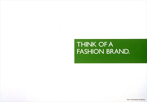 Pense em uma marca de moda - Benetton